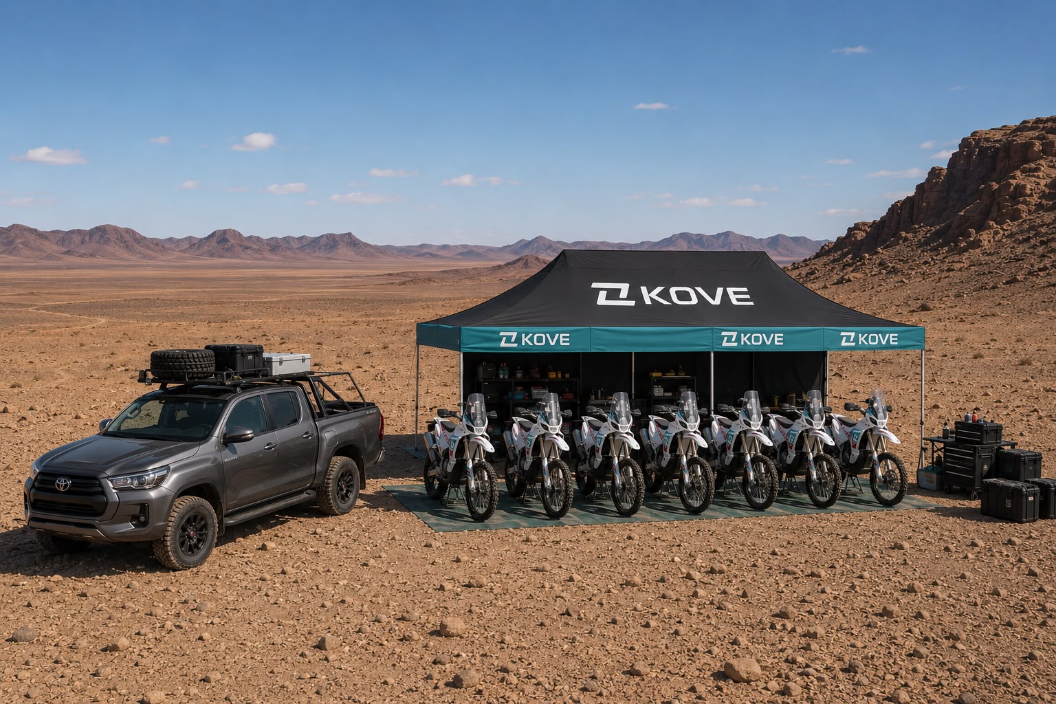 Véhicule 4×4 d'assistance CDM Motorsport